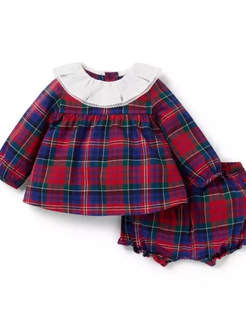 Janie & Jack Baby Tartan Matching Set